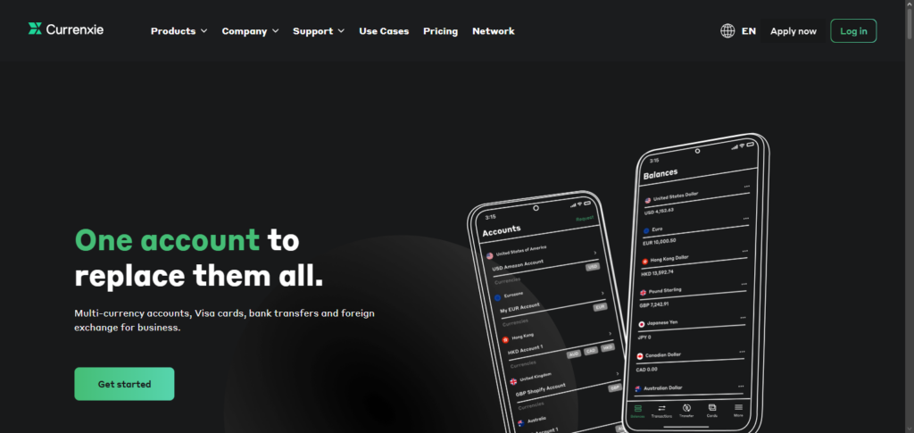 Currenxie Global Account