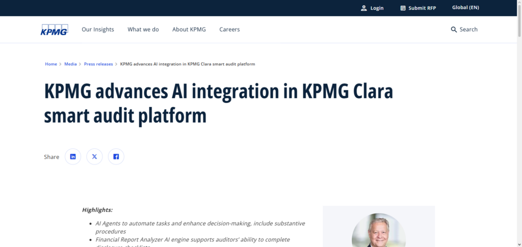 KPMG Clara Tax AI