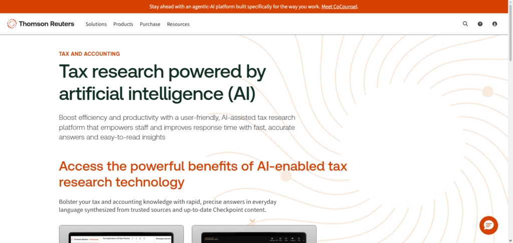 Thomson Reuters ONESOURCE AI Tax
