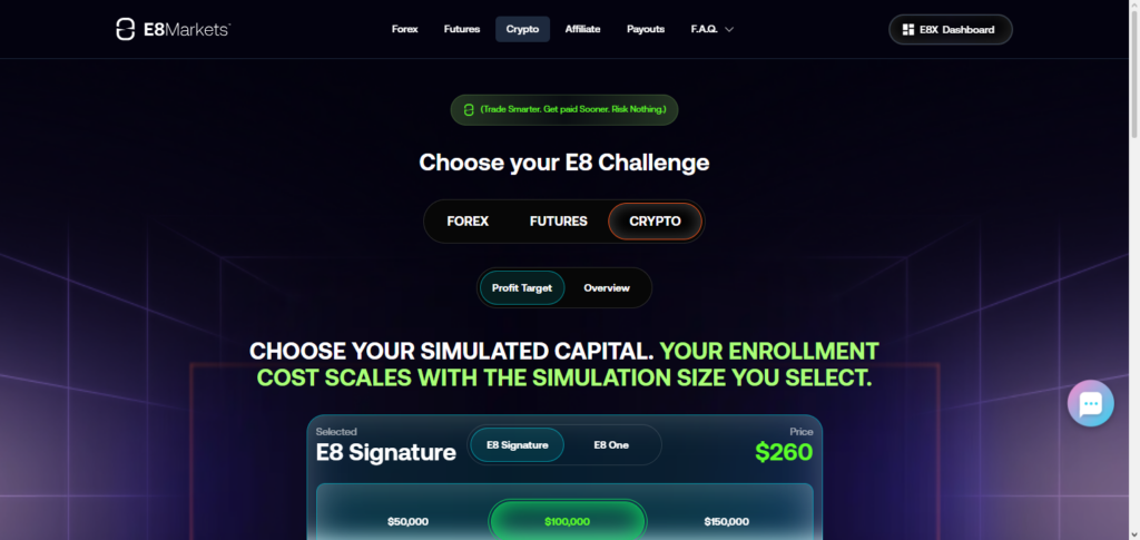 E8 Funding Crypto