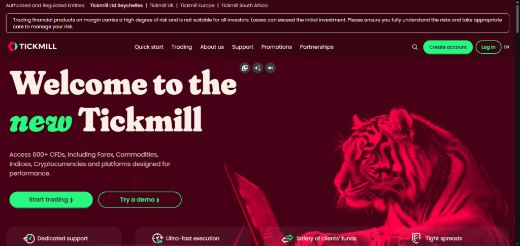 Tickmill Prop Program