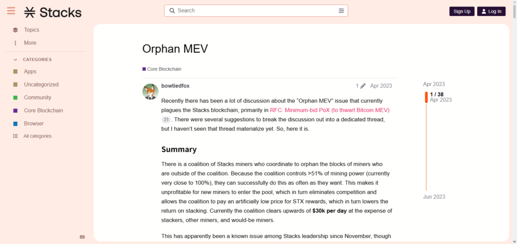 Stacks MEV Prop Program