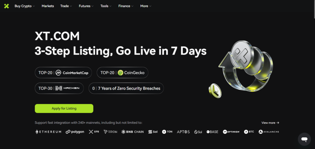 XT.com Listings