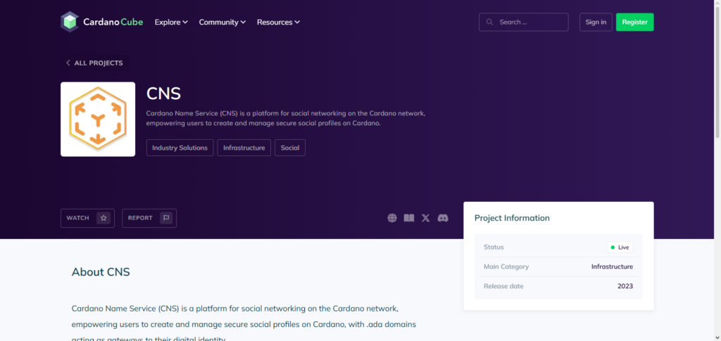 Cardano Name Service (CNS)