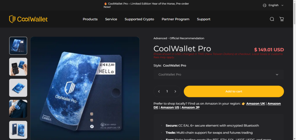  CoolWallet Pro
