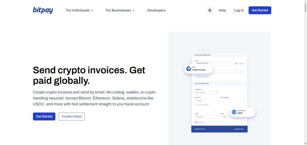 BitPay Invoices