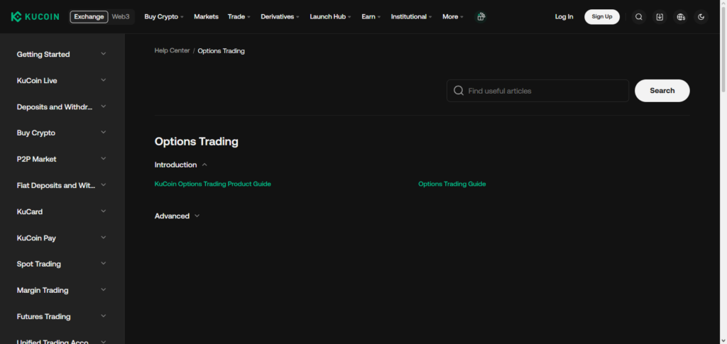 KuCoin Options