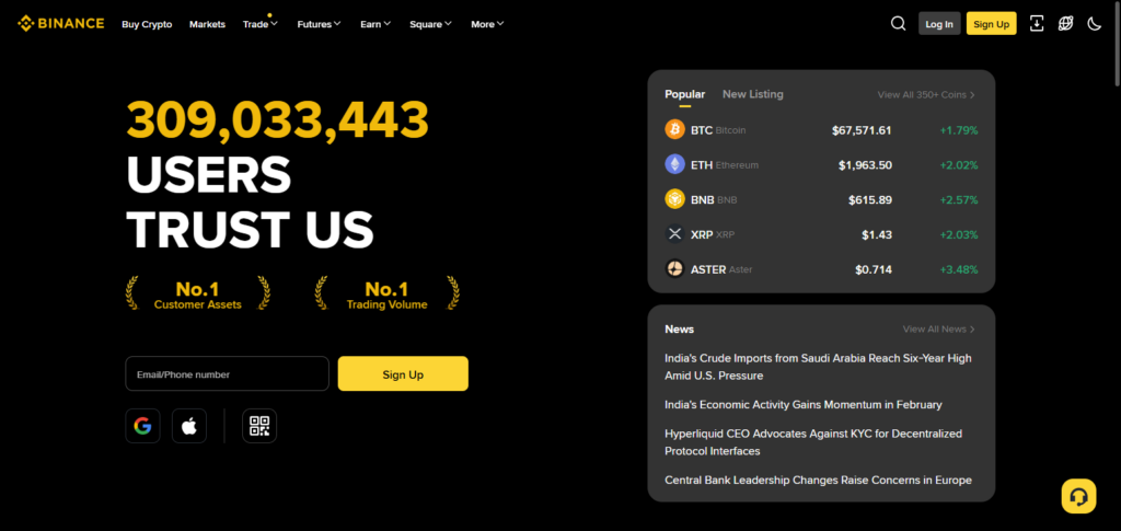 Step 1: Pick a Crypto Exchange