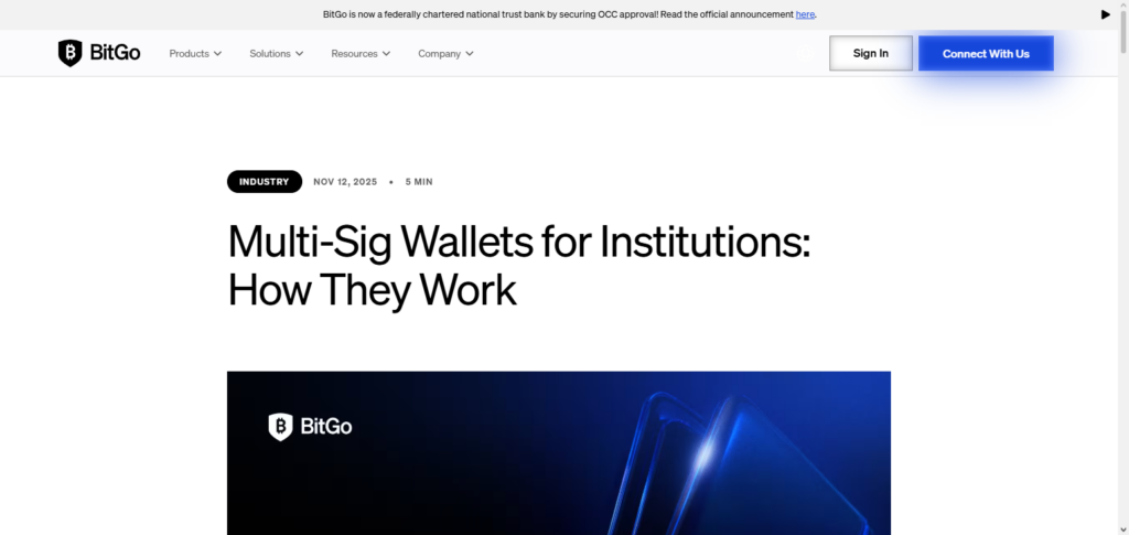 BitGo Multi-Sig Wallet