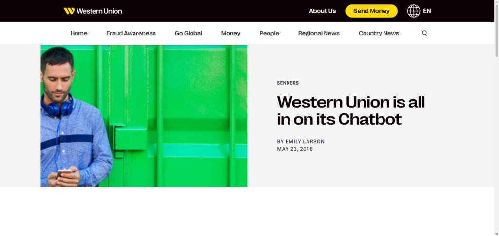Western Union Digital Routing AI
