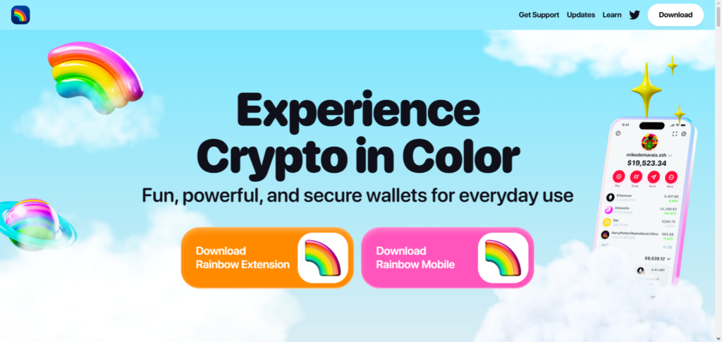 Rainbow Wallet (Social Recovery Beta)
