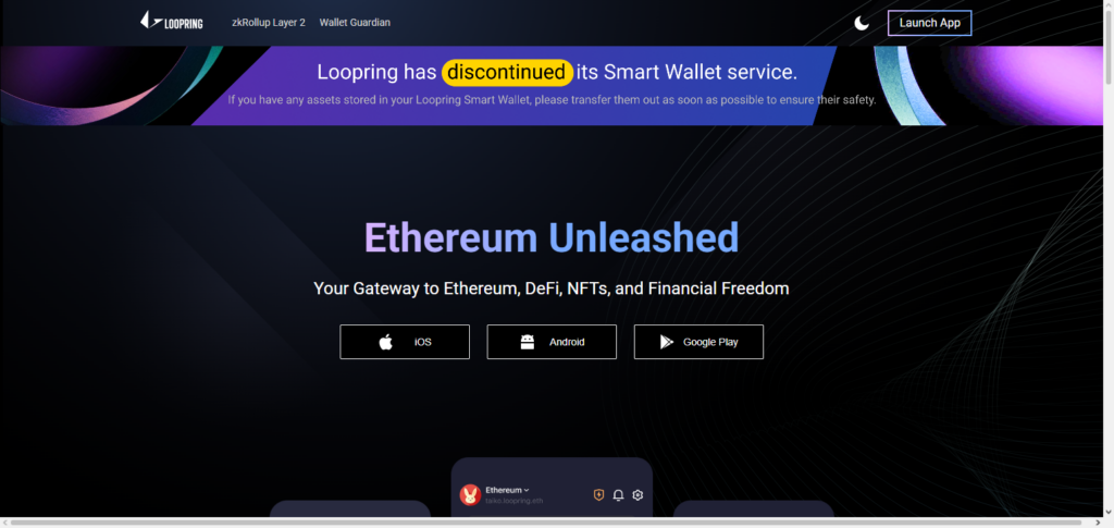 Loopring Smart Wallet