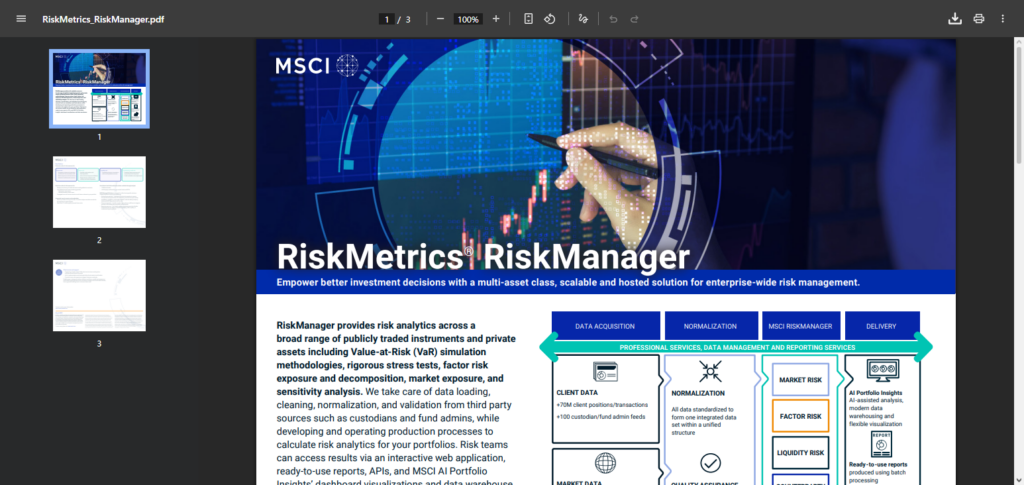 RiskMetrics (MSCI)