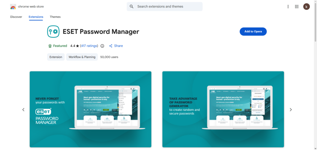 ESET CryptoGuard Extension