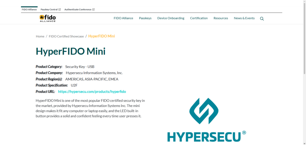 HyperFIDO Mini