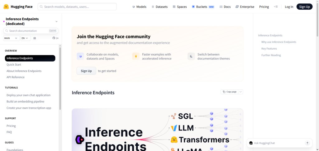 Hugging Face Inference Endpoints