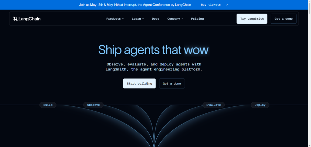  LangSmith (LangChain ecosystem)