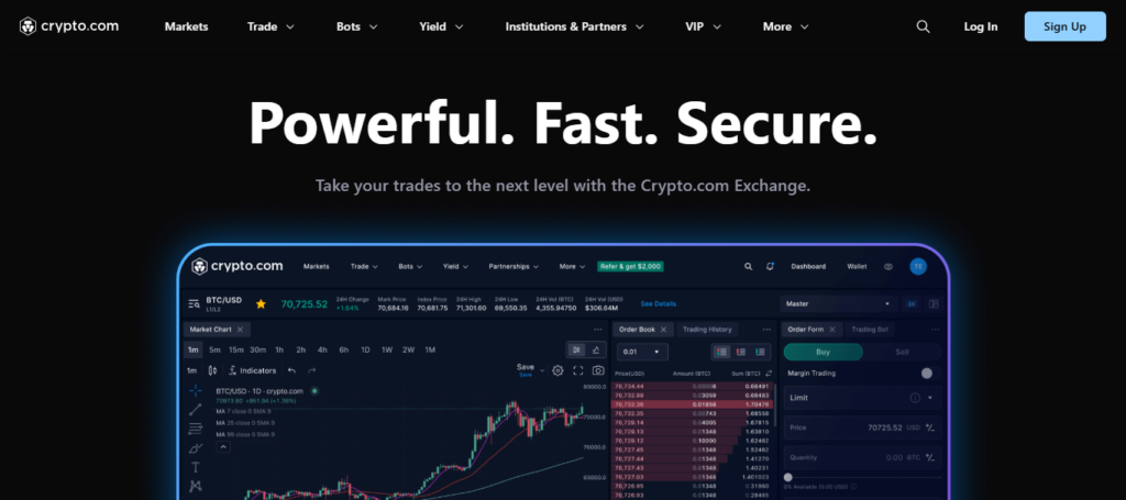 Crypto.com Exchange App