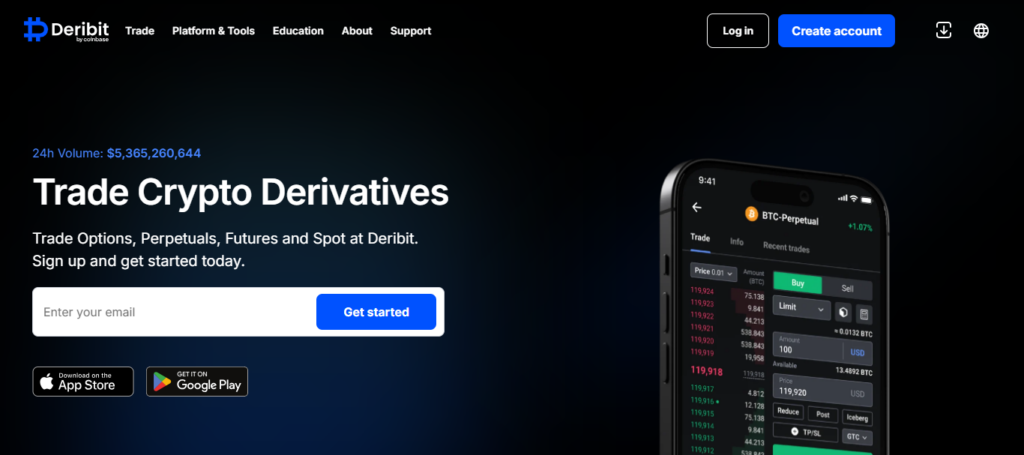 Deribit App