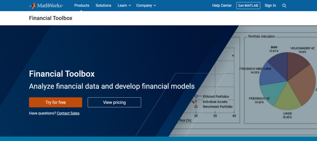 MATLAB Financial Toolbox