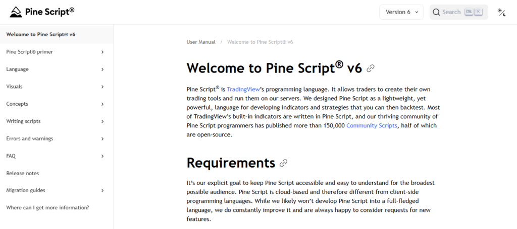  TradingView (Pine Script)