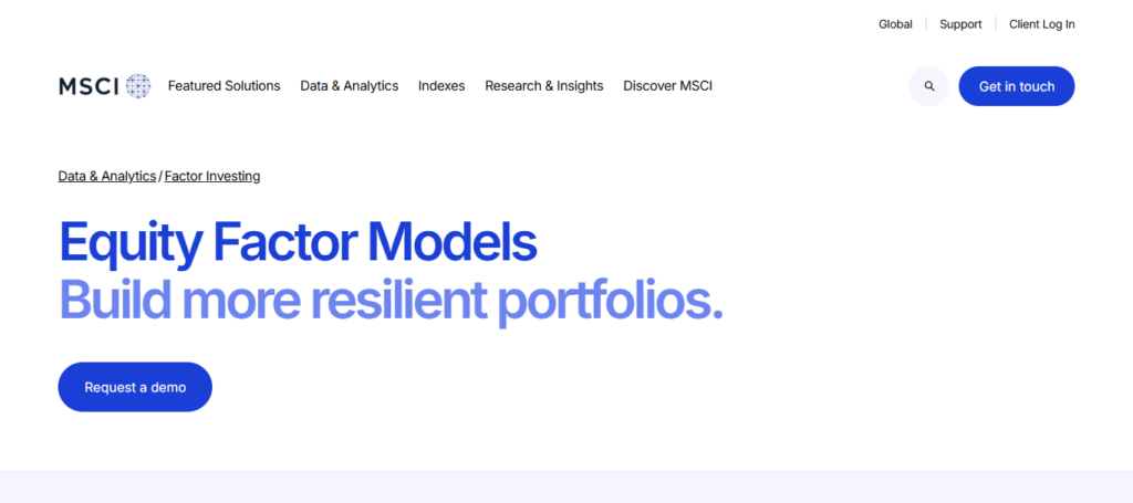  MSCI Barra FX Factor Models