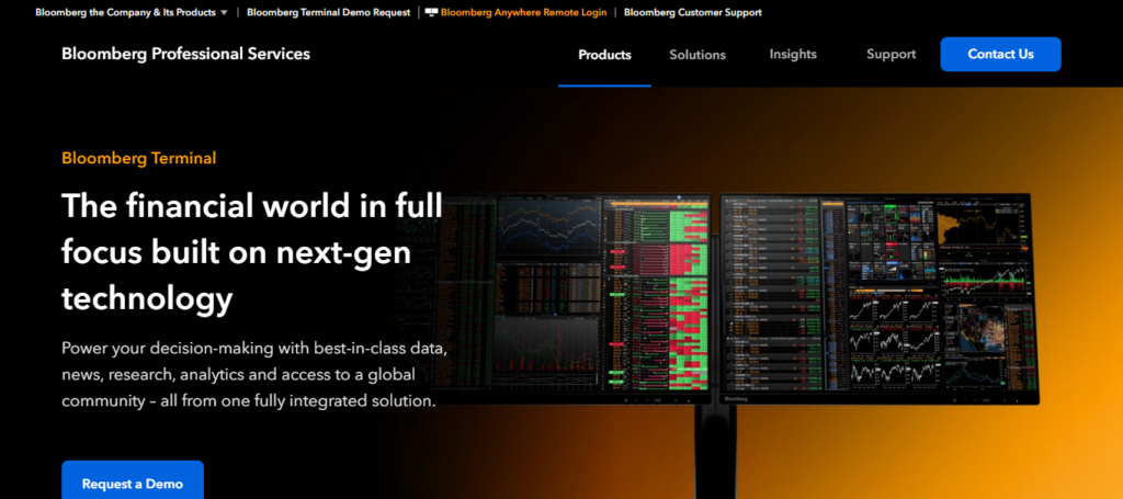Bloomberg Terminal (FXGO + Quant Tools)