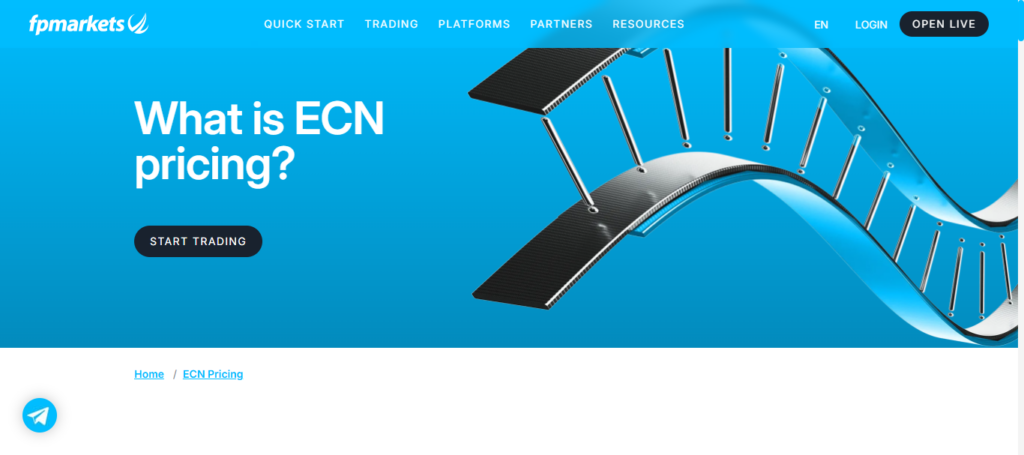 FP Markets Raw ECN Accounts