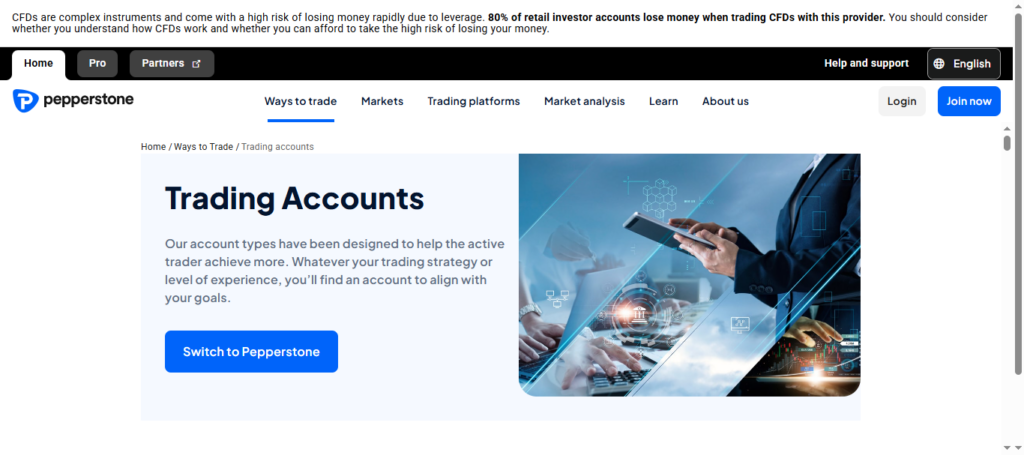 Pepperstone Razor Accounts