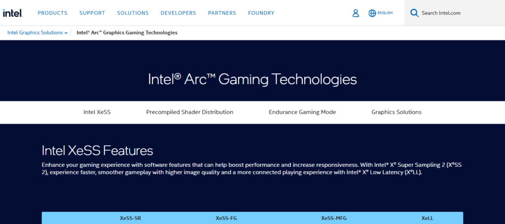  Intel XeSS 2.0