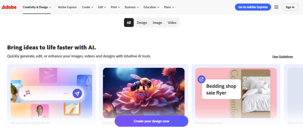 Adobe Express AI