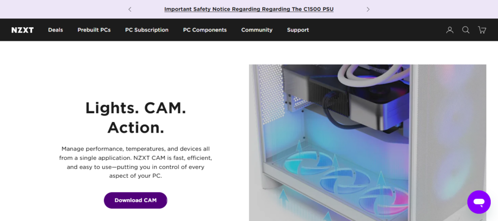 NZXT CAM AI