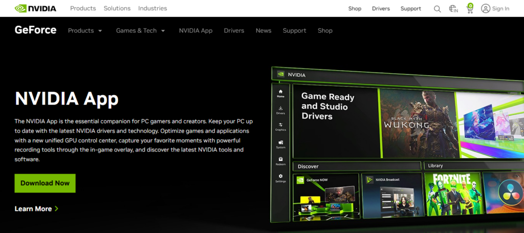 Nvidia GeForce Experience Overlay (AI‑Enhanced)