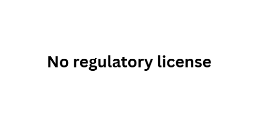 No regulatory license