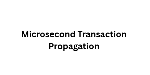 Microsecond Transaction Propagation