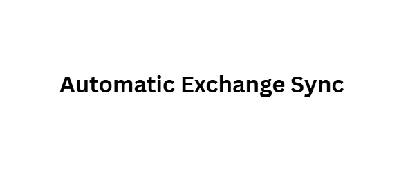Automatic Exchange Sync