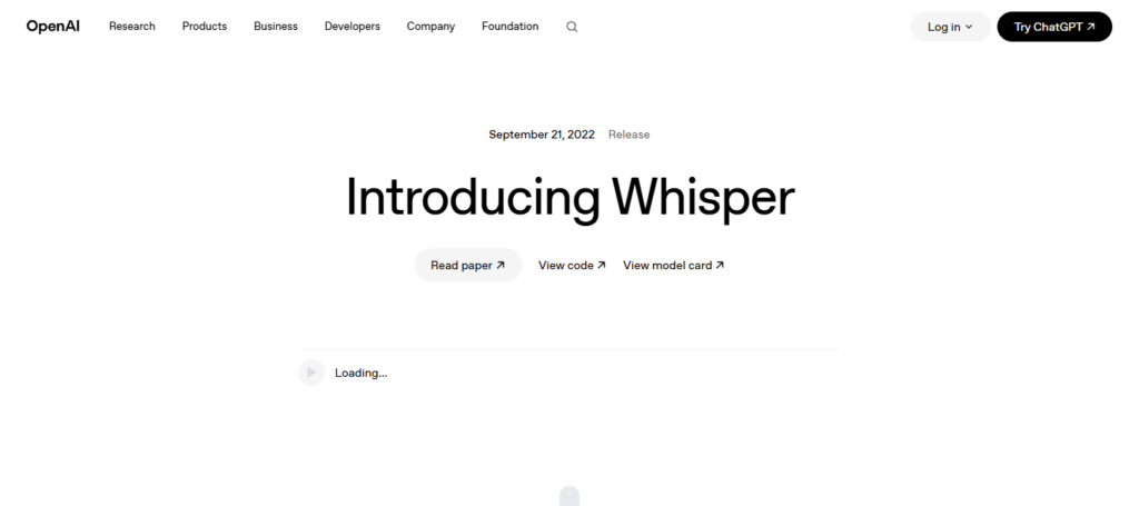 Whisper (OpenAI)