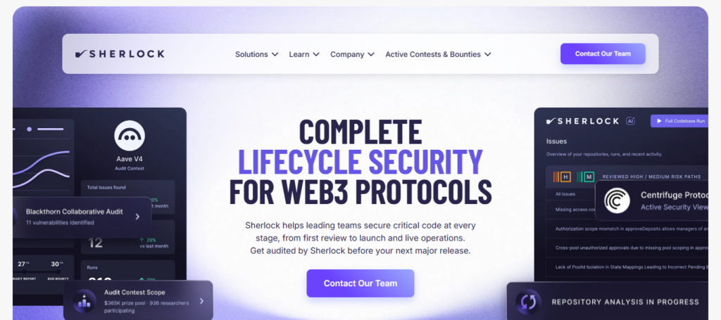 Sherlock Tokenomics Audit
