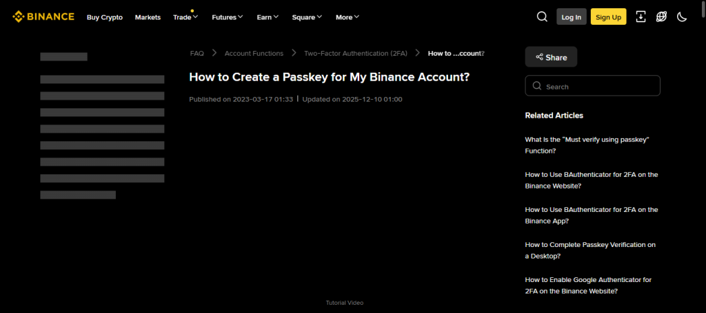 Binance SafeKey App