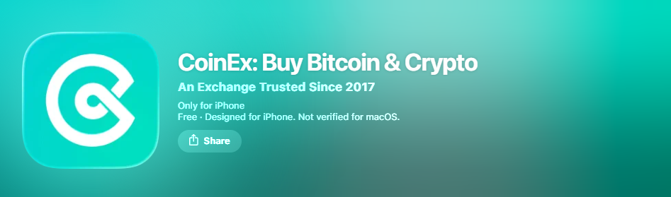CoinEx ColdChain App