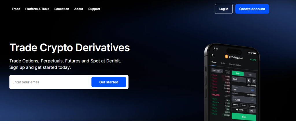 Deribit Institutional Exchange