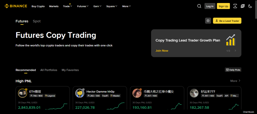 Binance Copy Trading Hub