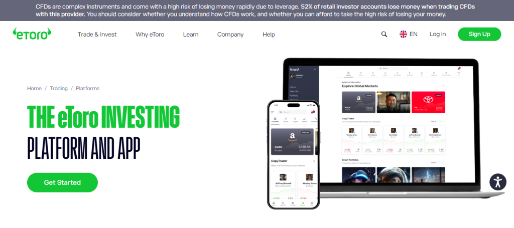 eToro Desktop Pro