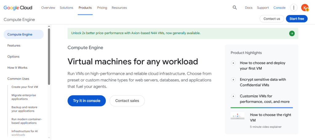 Google Cloud Compute Engine