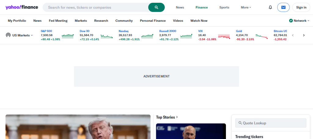 yfinance