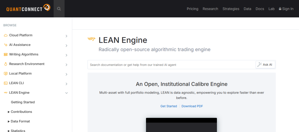 QuantConnect Lean Engine