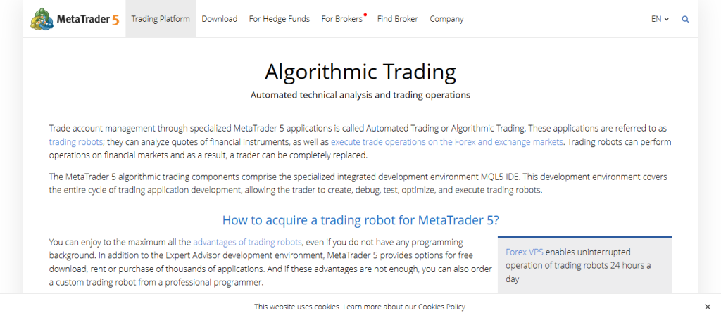 MetaTrader 5 AI Screener