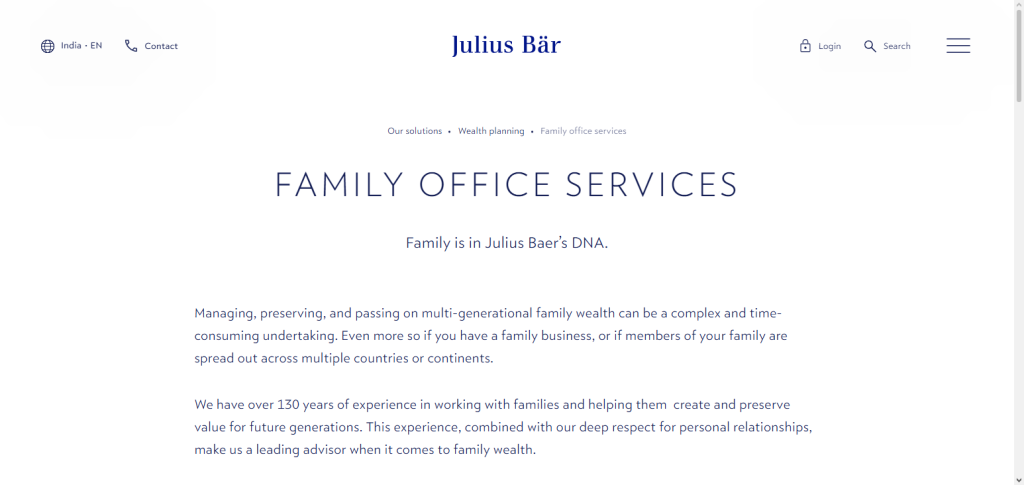 Julius Baer Family Office