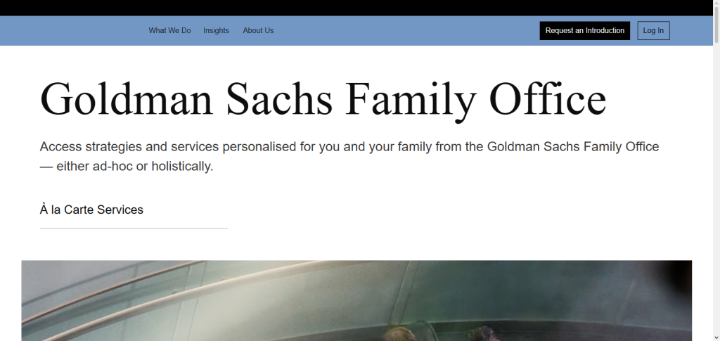  Goldman Sachs Family Office