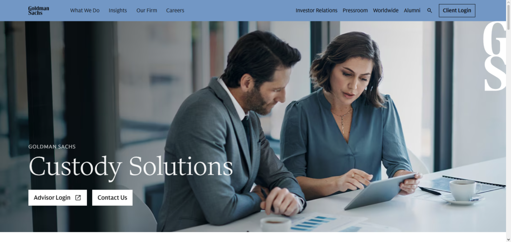 Goldman Sachs Custody Solutions